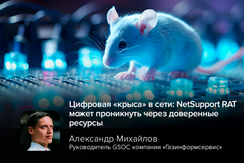 Цифровая «крыса» в сети: NetSupport RAT может проникнуть через доверенные ресурсы